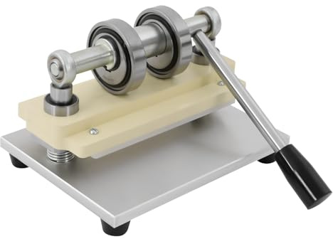 Manual Die Cutting Machine, Leather Cutting Machine with Carbon Steel Hand, Crank Embossing Machine Dual Guide Shafts Heavy Duty Hand Press for Home Craft Leather Working Paper Craft