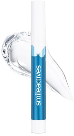 Smileactives Teeth Whitening Pen for White Smile, Fast Tooth Whitener and Stain Remover with Precision Brush Tip, Dental Quality Whitening Gel, Travel Pen, Easy to Use, Vanilla Mint Flavor, 1 Pack