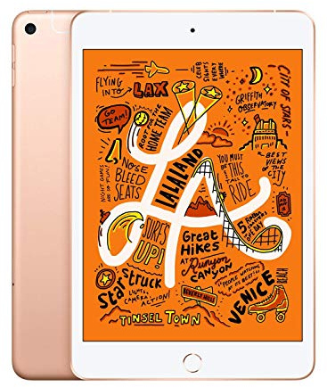2019 Apple iPad Mini (7.9-zoll, Wi-Fi + Cellular, 256GB) Gold (Generalüberholt)