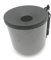 Cendrier extérieur Grand format - Robuste en acier trempé - Fixation murale - 2L
