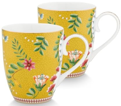 Pip Studio La Majorelle Henkelbecher gelb 0,35 l Set2