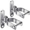 Insaga Confezione da 2 cerniere per cancello a catena, cerniera per cancello in acciaio inox da 41 mm con perno da 15,5 mm