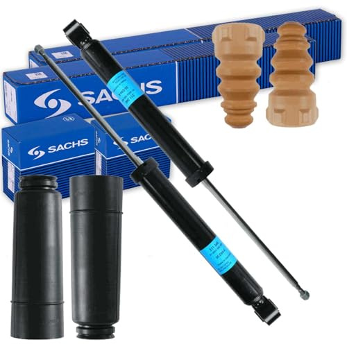 2x Sachs Stoßdämpfer + Protection Kit hinten | 2x 311346+900203 für Superb II Passat