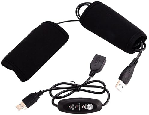 Beheizte Griffe, Heizkissen für Motorrad, beheizbare Griffhülse, 5 V, beheizbare Griffe für Motorräder, USB-Handwärmer, Griffhülse