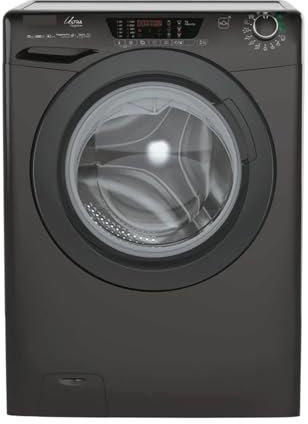 HES12104TWMBB6-S - Lavatrice da 10 kg, Caricamento Frontale, 1200 giri, Nero, Classe energetica A