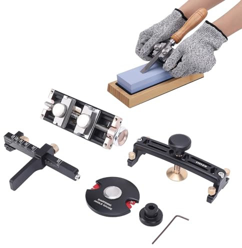 Honing Guide Tool, Honing Guide for Chisels and Planes, Multi Angle Adjustment, Chisel Sharpener Sharpening Jig