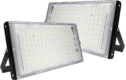 JOJIDE Fari Led da Esterno, 2 Pz/lotto 150W Proiettore A Led For Esterni Giardino Luce Di Inondazione Faretto LED Riflettore Lampione Illuminazione Di Paesaggio,per piazzali, cortili, garage e altro