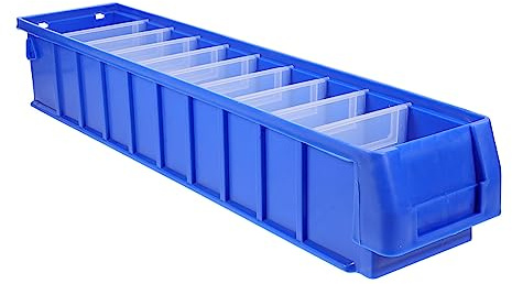 FUTUREORYY Caja Organizadora de Tornillos Abs con Separadores Resistente y Práctica para Taller Garaje y Hogar Almacenamiento Funcional y Clasificación