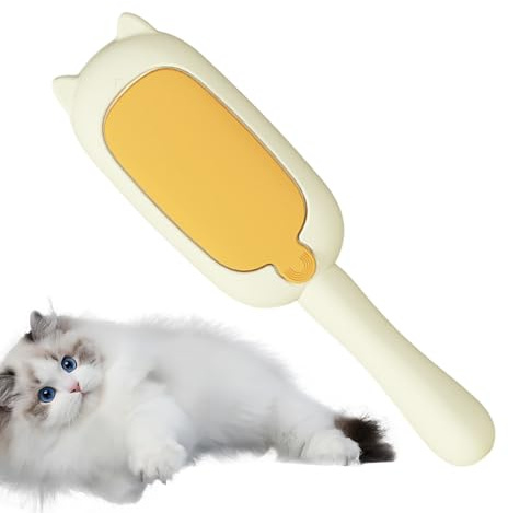 Pet Hair Remover Brush - Cat Deshedder Grooming Shedding Tools,Ergonomic Gentle Animal Grooming Comb for Sofa Bedroom Living Room Bed Dorm Home