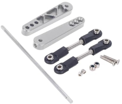 1 set metall bakre svängstång anti-lutningsstång kit kompatibel med RC bildelar 1 10 skala modeller Wraith RR10 90048 90053 för artikelnummer 90048 för 90053 (silver)