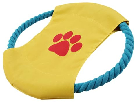 VALICLUD Disque Volant pour Chien Résistant aux Morsures de Dressage Léger en Matériau Souple Couleur Aléatoire pour Entraînement et Activités en Intérieur et
