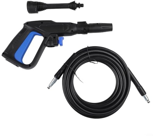 Kit de poignée de pulvérisation pour nettoyeur haute pression Bosch avec tige de pulvérisation réglable et tuyau de 5 m en option, poignée ergonomique pour des tâches polyvalentes de nettoyage en