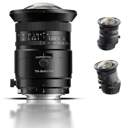 TTARTISAN Objectif F4 Full Frame Tilt-Shift Mise au point manuelle (monture L) 17 mm