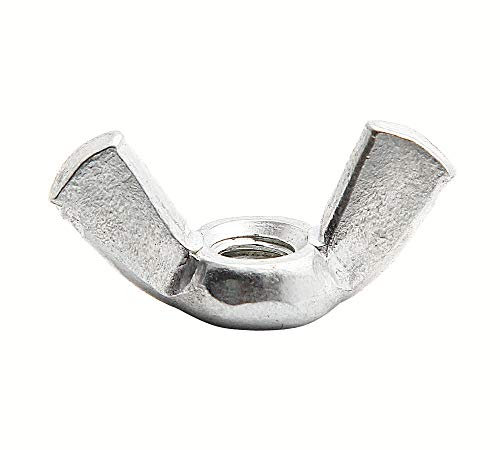 DOJA Industrial | Dado a Farfalla in acciaio M10 da 10mm | PACK 25 | Manopola femmina per lavorare SENZA CHIAVE senza Tools | Viti ad farfalle Facile da montaggio | Alternativa Bulloni e Dadi