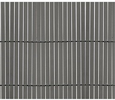 Faura 1,5x3m - Cañizo de PVC Doble Cara 1600gr/m2 - Gris Antracita | Seleccione LA Medida| Varias Medidas