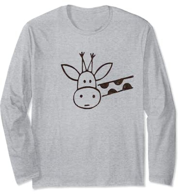 Love Girafes T-shirt pour femme – Costume de girafe pour enfants Manche Longue