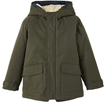 VERTBAUDET Parka Garçon 3 en 1 Blouson Amovible À Capuche kaki 8A