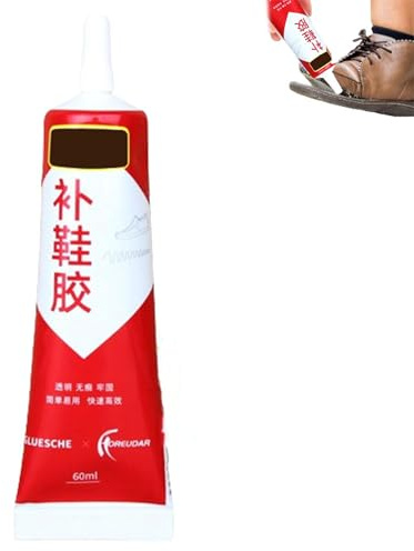 Cmeilau Pratica colla trasparente per riparazioni di scarpe, formula adesiva impermeabile per riparazioni di scarpe ad asciugatura rapida per stivali, effetto di riparazione di lunga durata (1pc)