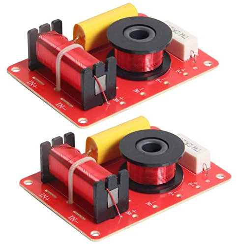 Lckiioy 2X 130W Lautsprecher Frequenz Weiche 2 Wege Hoch Niedrig 8 Ohm Frequenz Teiler für 6 Lautsprecher