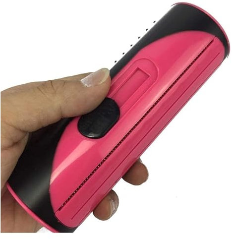 Knitting Comb Cat, Entfilzungsmesser Katze Hunde, Knotting Comb Cat, Knotenkamm Für Katzen Hunde, Entfilzungskamm Für Katzen Hunde, Fell Entwirrer Katze Hunde, Entfilzer Katze Hund(Pink)