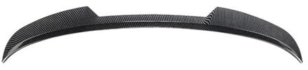 Spoiler Flügel Heckflügel Heckflügel Fester Windspoiler Für Ford Für Fiesta ST Für Line MK6 MK6.5 2008-2017 Modifiziertes Dekorationszubehör Glanzschwarz Heckspoiler(Carbon Look)