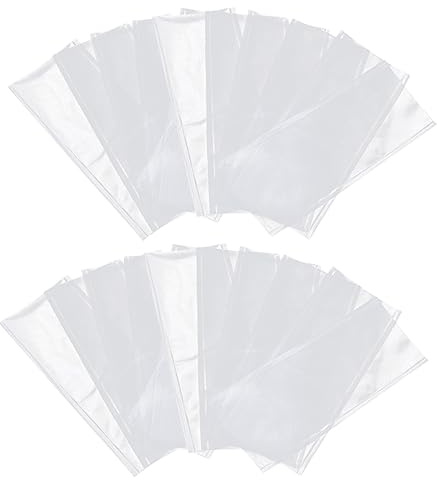CORHAD 100pcs Water Soluble Fishing Bait Bags for Carp Fishing Biodegradable PVA Storage for Baits and Lures Durable Water-Soluble Pouches for Enhanced