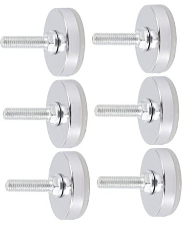 LIFKICH 6pcs Heavy Duty Furniture Sliders Furniture Leg Levelers Table Leg Pad Nails
