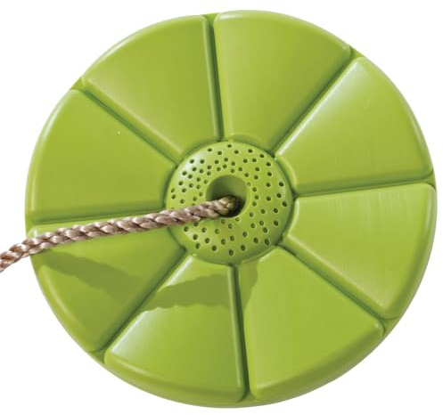 Schaukel Blume Schaukelrad Schaukelteller Spielplatz Schaukelsitz Anti-Rutsch-Kunststoff (Limettengrün)