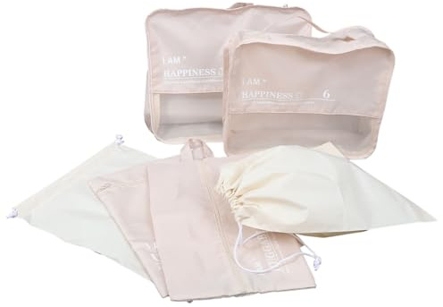 Warmhm Borsa Per Imballaggio Cubi Per Imballaggio Borse Da Viaggio Accessori Da Viaggio Borse Per Bagagli e Lavanderia Articoli Da Toeletta Vestiti Cosmetici Scarpe