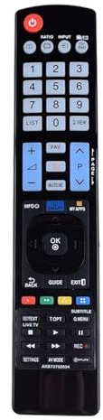 ATOMUSERLY 1 Control Remoto AKB73756504 AKB73756502 AKB73756510 AKB73615303 32LM620T Universal LCD HDTV 3D Controlador for TV