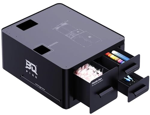 BIGTREETECH BIQU Panda Den Contenitore per rifiuti di filamento+organizer | per utensili con due cassetti per stampanti 3D Bambu-Lab P1P/P1S/X1C/X1E/A1/A1 Mini