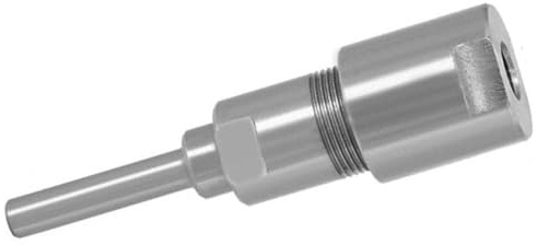Rehoetom Oberfräsen-Spannzangenverlängerungsstange, Oberfräsen-Bit-Adapter, Verlängerung aus Karbonstahl zur Verlängerung von 6 mm und 8 mm Schaftfräsern, Gravur und (6 mm Schaft auf 6 mm)