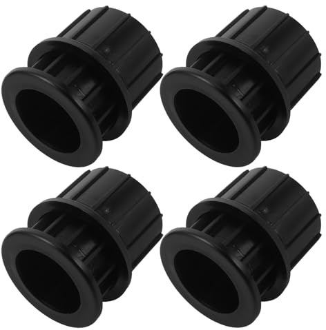 BCOATH Lot de 4 Manchons de Fixation pour Mât de Parasol de Terrasse, Compatibles 38/48 Mm, en Matériau Antidérapant et Résistant, Accessoires de Rechange pour Pied de Parasol de Jardin,