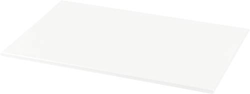 Grunwerg CB-2518W Tabla de Cortar de plástico de Baja Densidad, Blanco, 44L x 30W cm