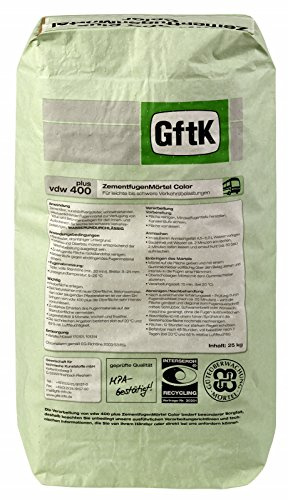 vdw 400 plus Zementfugenmörtel Color, 25 kg (Anthrazit)
