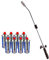 ALPENTECH - Desherbeur thermique piezo Chalumeau gaz + 8 Recharges Desherbant thermique Brule herbes Torche de jardin