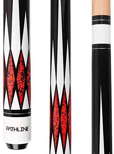 Pathline Billard-Queuestab – 147,3 cm, kanadischer Ahorn, professioneller Billardstab (4 Farben, 510 g, 538 g, 567 g, 595 g)
