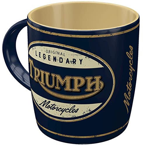 Nostalgic-Art Retro Coffee Mug 330ml Triumph - Legendary Motorcycles - Gift Idea for Bikers Ceramic Mug Vintage Design