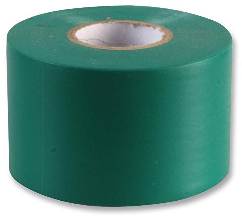 Cinta aislante de 50 mm x 33 m, color verde, 1 unidad