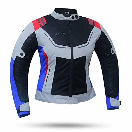 DEGEND Breeze Lady | Chaqueta Moto Mujer para Verano con Protectores PU + Forro Impermeable Desmontable | Homologada - 4 Colores