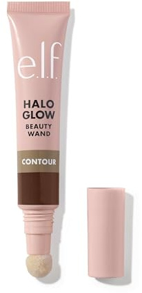e.l.f. Halo Glow Contour Beauty Wand - Flüssiger Contouring Stick für einen natürlichen geschnitzten Look, modulare Formel, vegan und tierversuchsfrei, Tan/Deep