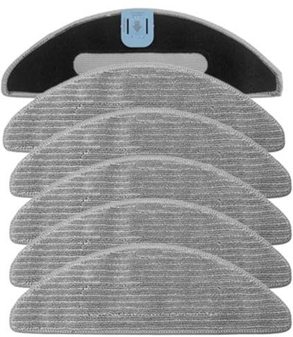 Odashen Wischtuch für Irobot Roomba Combo I8, I8+, I5, I5+, J5, J5+ Roboter-Staubsauger, waschbar, Ersatzteil, 6 Stück