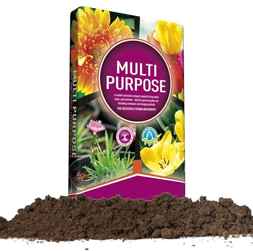Multi-Purpose 10 Litre Special Mix Nutrient Rich Compost Soil Bag For Indoor Seed Plants, Outdoor Hanging Baskets, Potting, Growing & Plant Beds