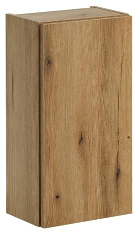 Lomadox Badezimmer Hängeschrank 30cm, Eiche