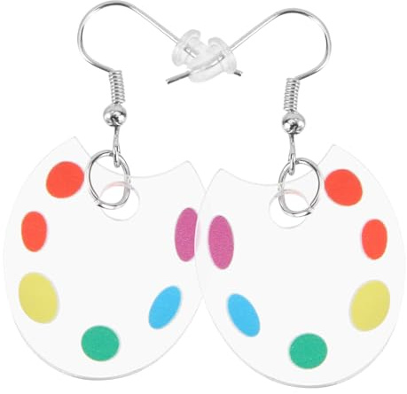 DEARMAMY Batik Ohrstecker Damen Stilvolle Ohrringe Aus Edelstahl Für Mädchen Dekorative Schmuckstücke Modische Ohrhänger Für Besondere Anlässe Als Für Freundinnen Und