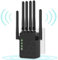 Ripetitore WiFi Potente Per Casa,Amplificatore WiFi,2024 Nuovo Ripetitore WiFi con 6 Potenti Antenne, 2 Porte LAN, Plug and Play,Compatibile con Tutte le Scatole di Rete.
