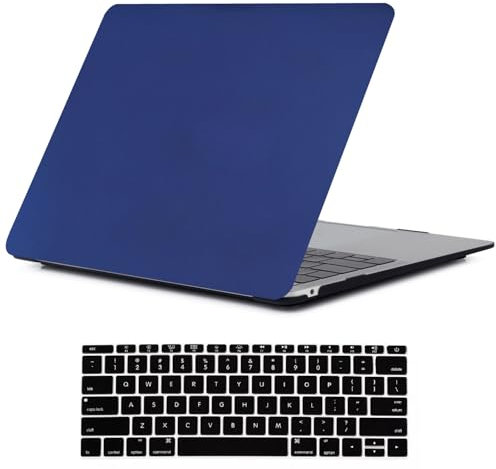 FFBOFFC Hülle Kompatibel mit MacBook Pro 13 Zoll 2012 2011 2010 2009 2008 Alte Version Modell A1278 mit CD-ROM, Plastik Hartschale Schutzhülle Case & Tastaturabdeckung, Tiefseeblau