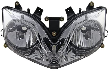 Motorcycle Headlight Lamp Assembly Compatible for Honda 2001-2007 CBR600F4i 2002 2003 2004 2005 2006 CBR 600 F4i 01-07 Headlamp Motorbike Headlight Head Lamp