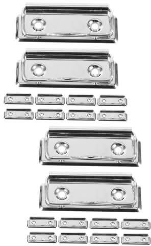 Gadpiparty 2 Sätze Metall Klemmbrett Clips Multifunktionale Klemmen Für Büro Schule Und Bastelprojekte Robuste Schreibplatten Klammern Mit Sicherem Halt Und Langlebigkeit Ohne 10 Stück * 2