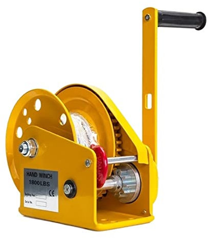 Cabrestante manual de autobloqueo bidireccional con freno automático para tractor y uso portátil
